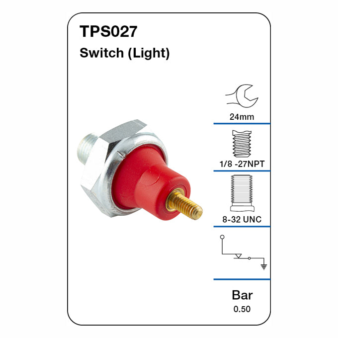 Oil Pressure Switch (Light) TPS027