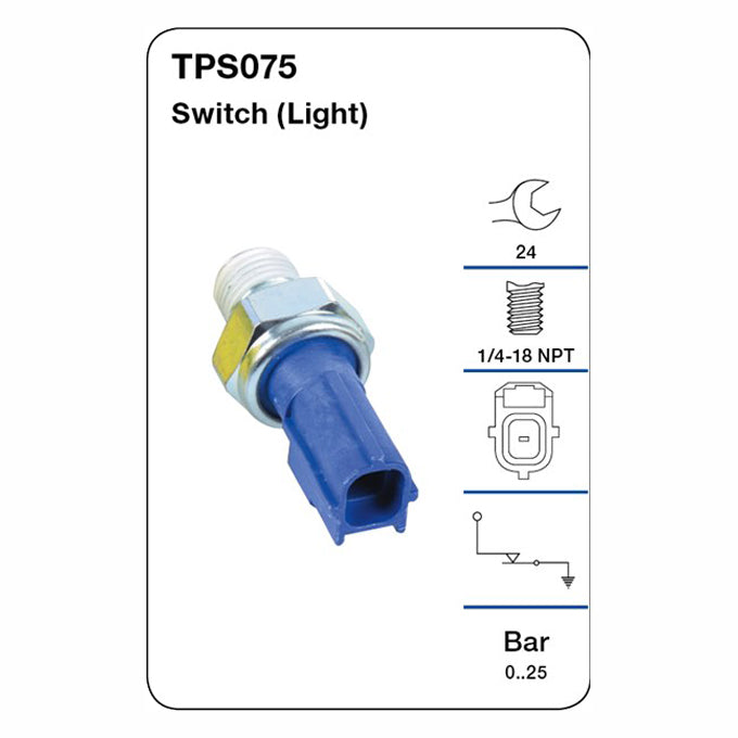 Oil Pressure Switch (Light) TPS075