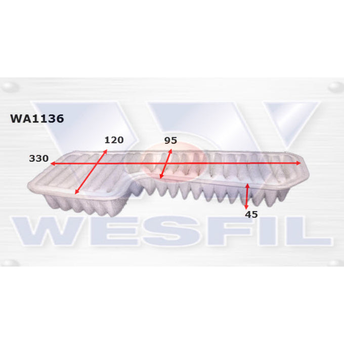Wesfil Air filter WA1136