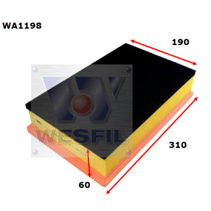 Wesfil Air filter WA1198