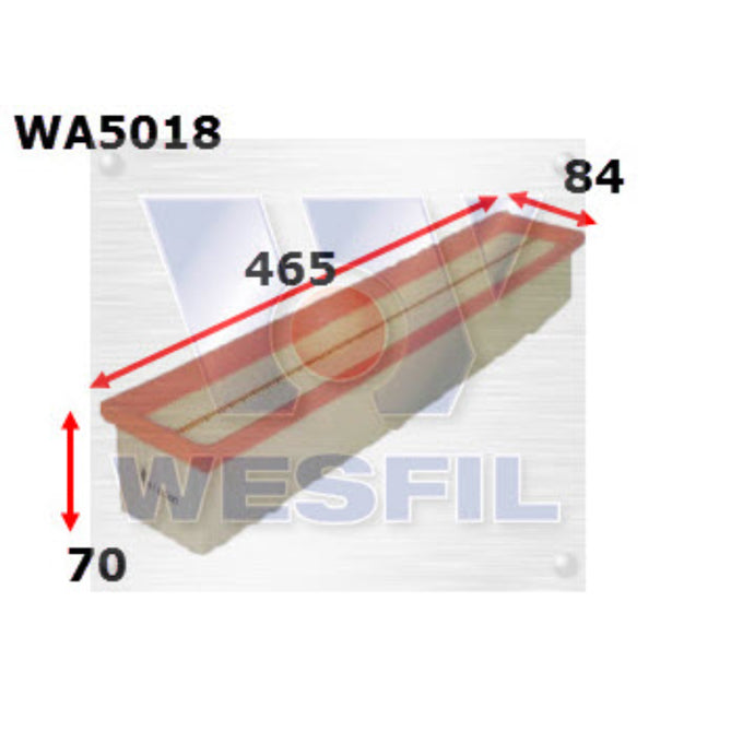 Wesfil Air filter WA5018
