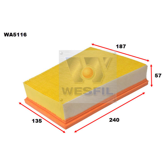 Wesfil Air filter WA5116