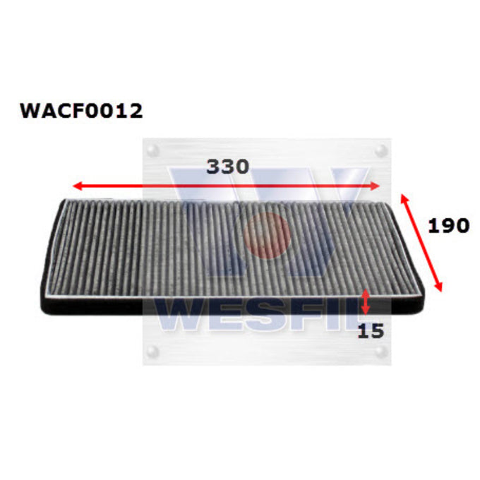 Wesfil Cabin Air Filter WACF0012
