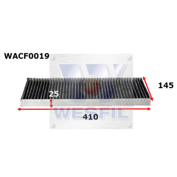 Wesfil Cabin Air Filter WACF0019