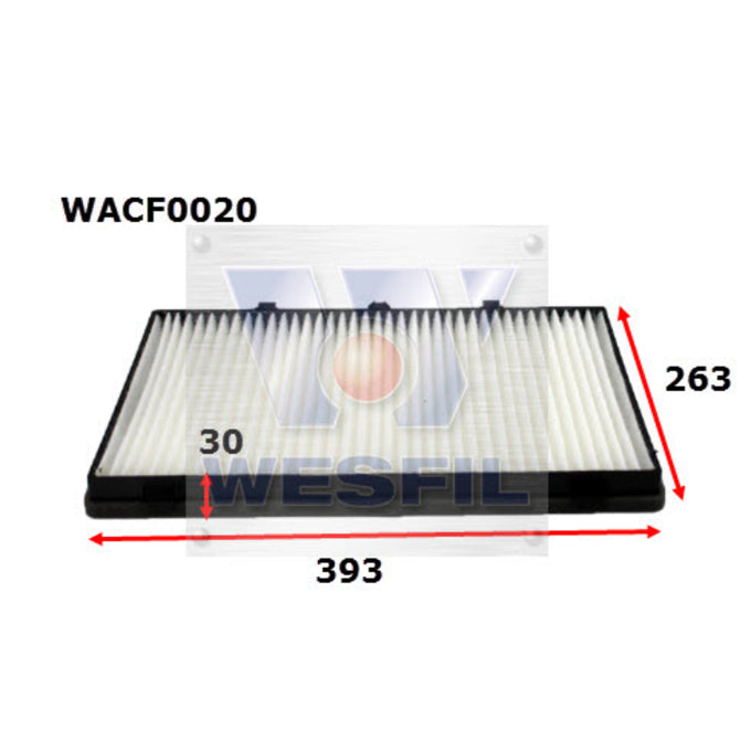 Wesfil Cabin Air Filter WACF0020
