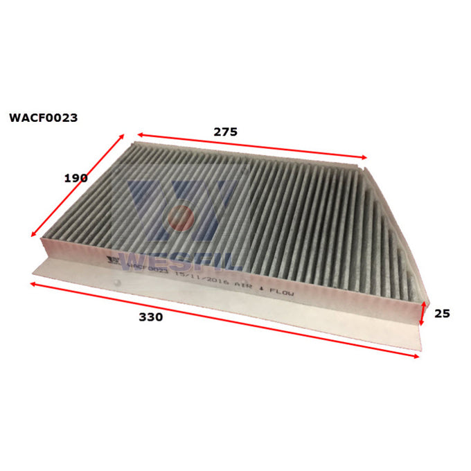Wesfil Cabin Air Filter WACF0023