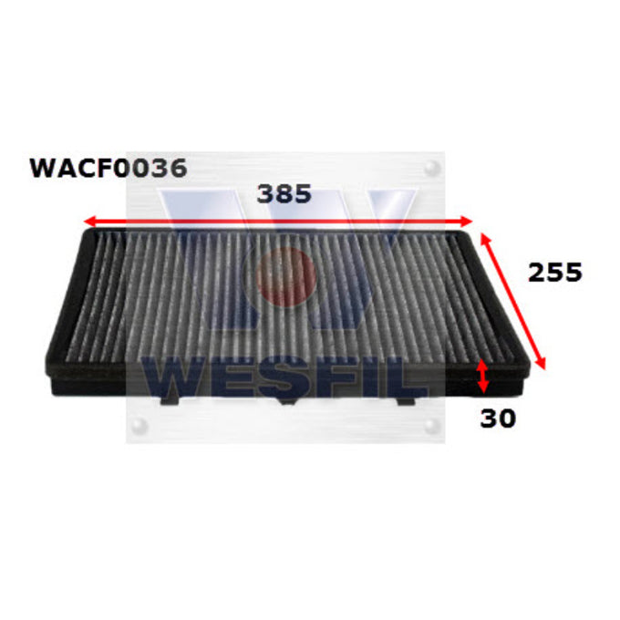 Wesfil Cabin Air Filter WACF0036