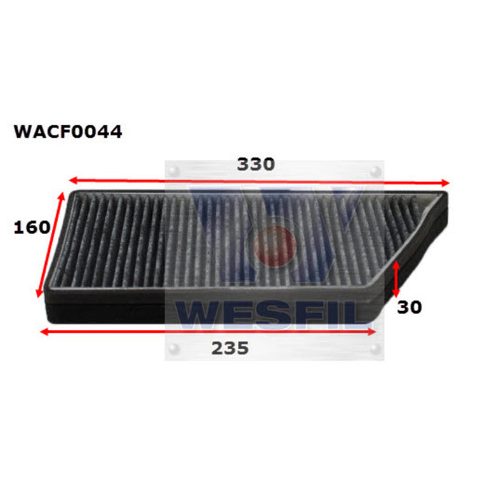 Wesfil Cabin Air Filter WACF0044