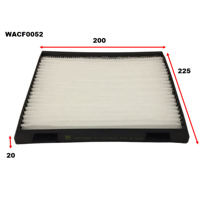 Wesfil Cabin Air Filter WACF0052