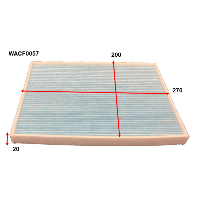 Wesfil Cabin Air Filter WACF0057