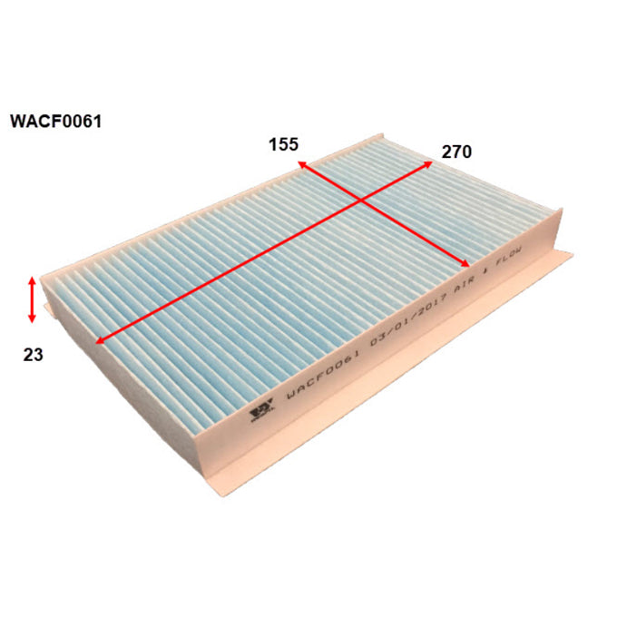Wesfil Cabin Air Filter WACF0061