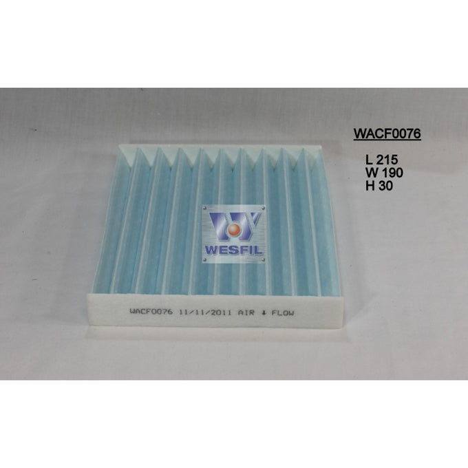Wesfil Cabin Air Filter WACF0076