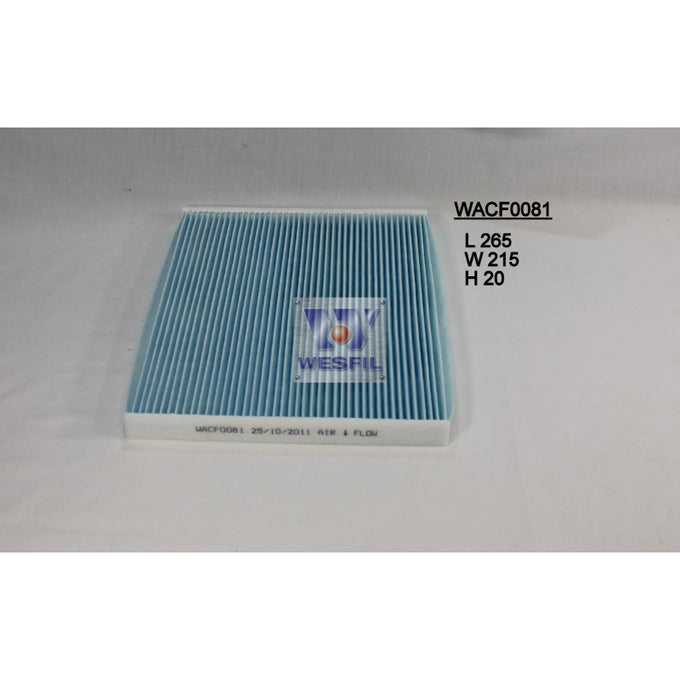 Wesfil Cabin Air Filter WACF0081