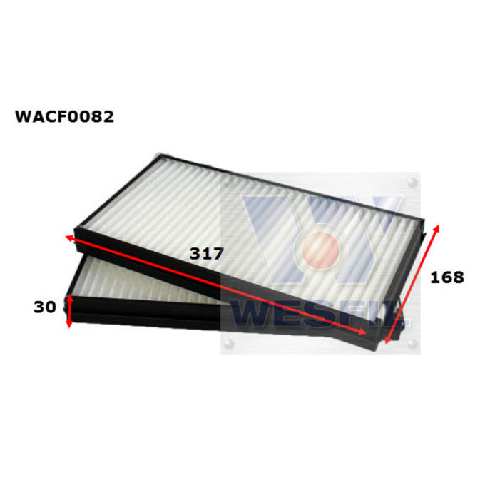 Wesfil Cabin Air Filter WACF0082