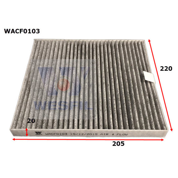 Wesfil Cabin Air Filter WACF0103