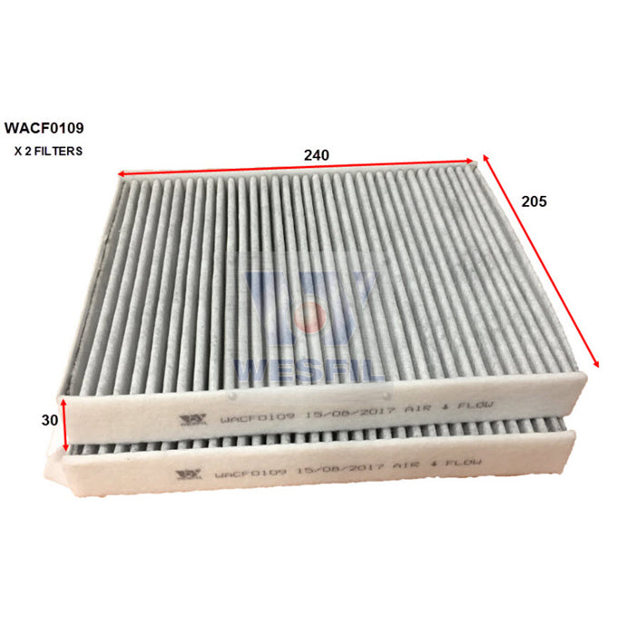 Wesfil Cabin Air Filter WACF0109