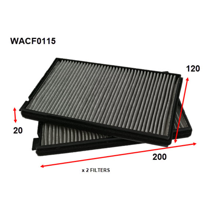 Wesfil Cabin Air Filter WACF0115