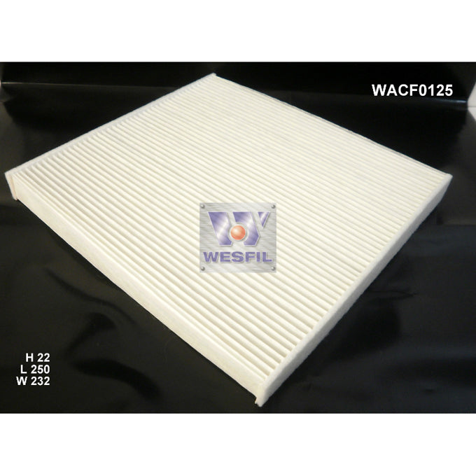 Wesfil Cabin Air Filter WACF0125