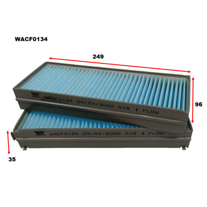 Wesfil Cabin Air Filter WACF0134