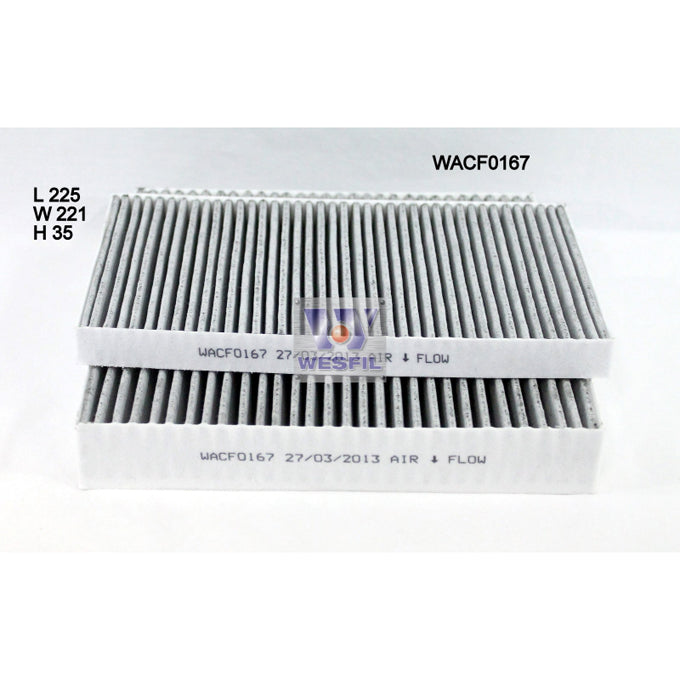 Wesfil Cabin Air Filter WACF0167