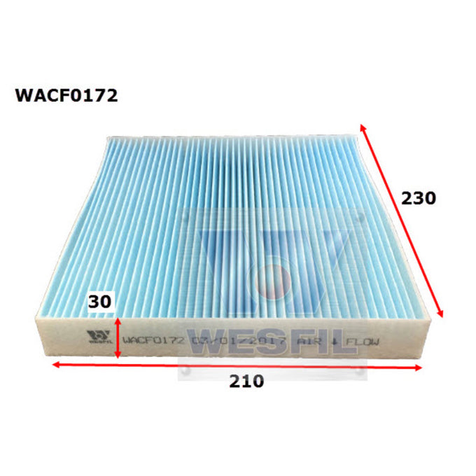 Wesfil Cabin Air Filter WACF0172