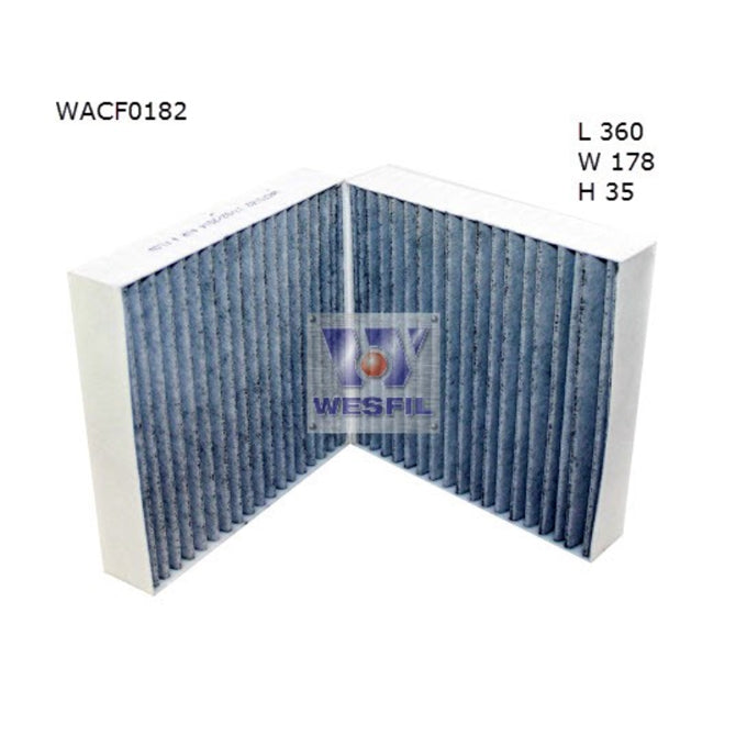 Wesfil Cabin Air Filter WACF0182