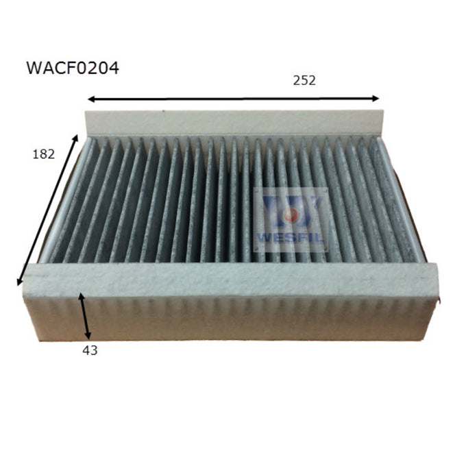 Wesfil Cabin Air Filter WACF0204