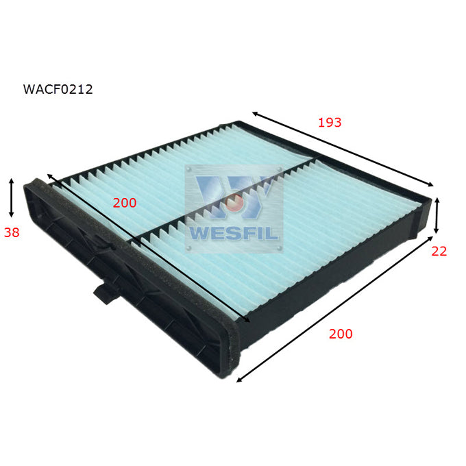 Wesfil Cabin Air Filter WACF0212