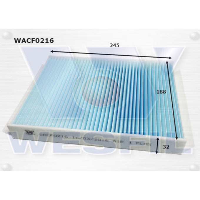 Wesfil Cabin Air Filter WACF0216