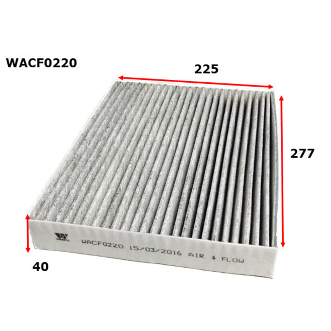Wesfil Cabin Air Filter WACF0220