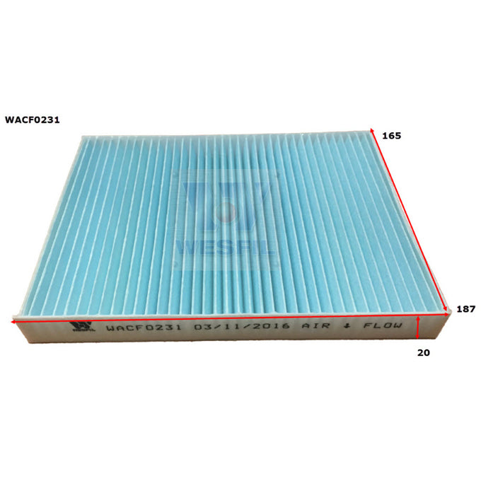 Wesfil Cabin Air Filter WACF0231