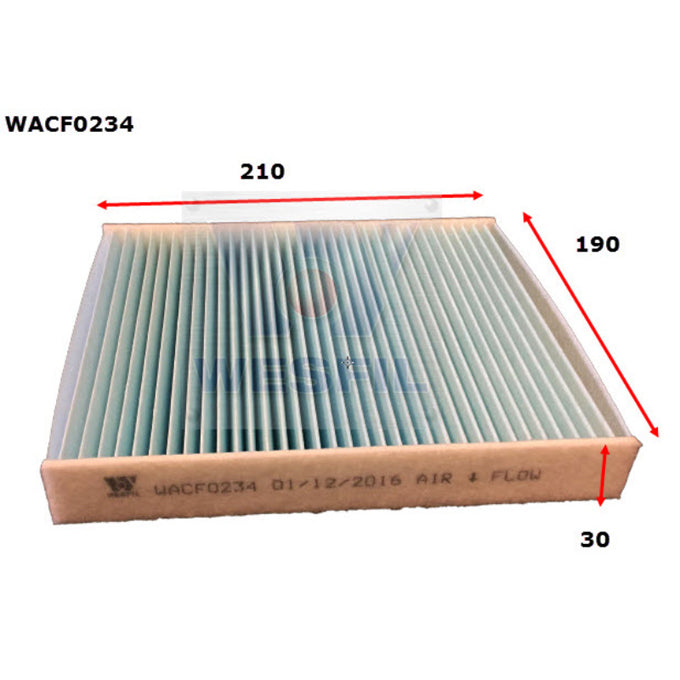 Wesfil Cabin Air Filter WACF0234