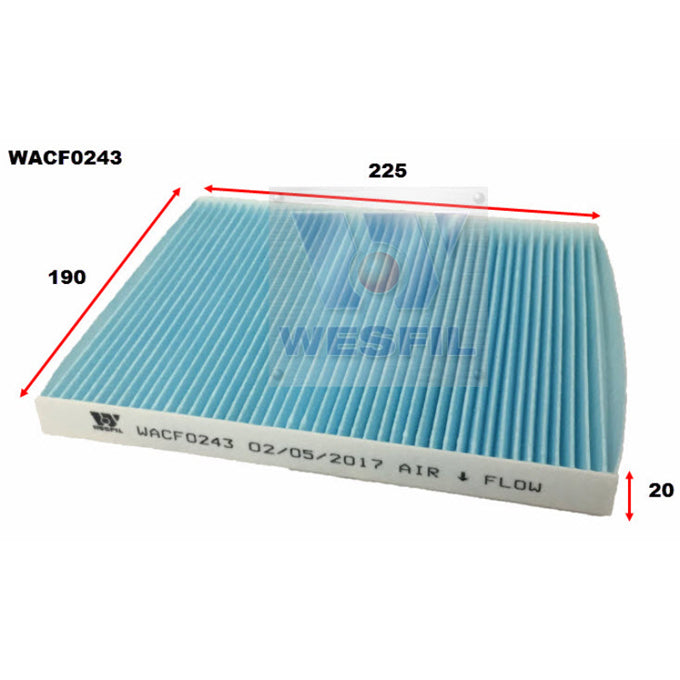 Wesfil Cabin Air Filter WACF0243