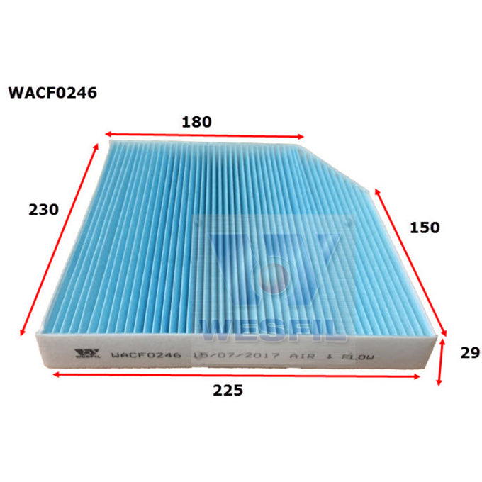 Wesfil Cabin Air Filter WACF0246