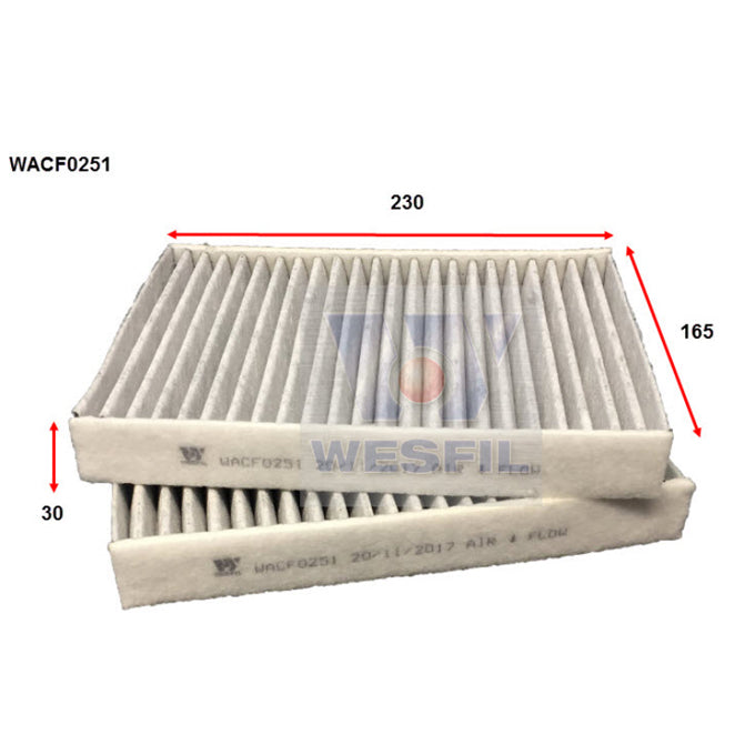 Wesfil Cabin Air Filter WACF0251