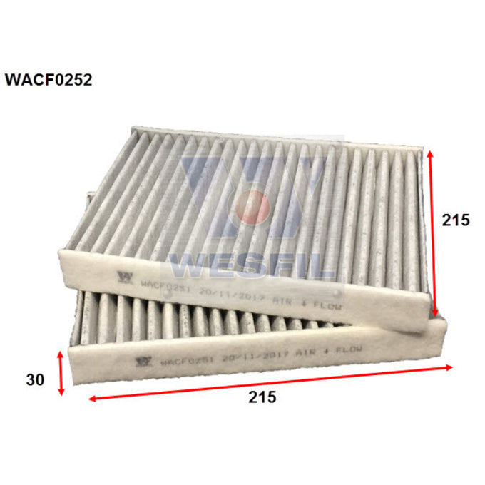 Wesfil Cabin Air Filter WACF0252