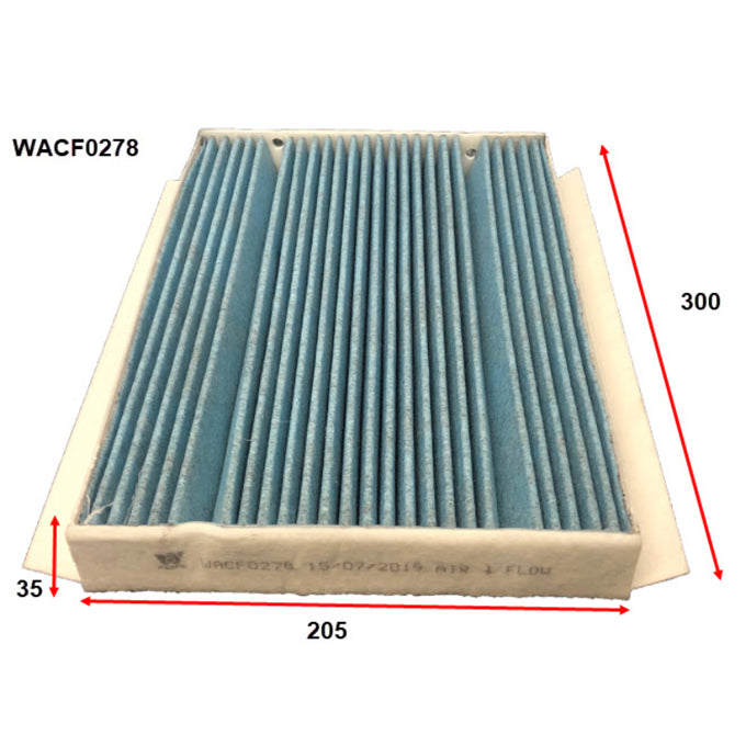 Wesfil Cabin Air Filter WACF0278
