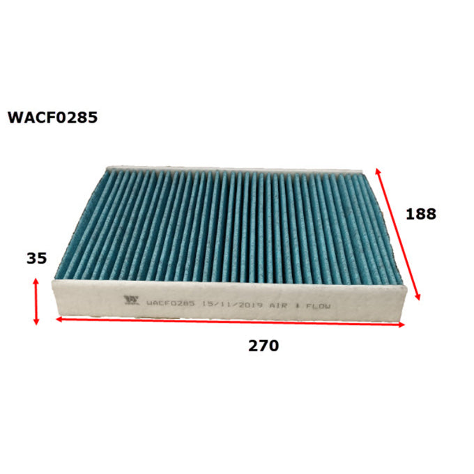 Wesfil Cabin Air Filter WACF0285