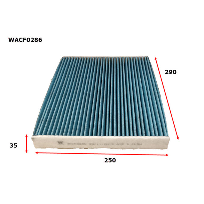 Wesfil Cabin Air Filter WACF0286