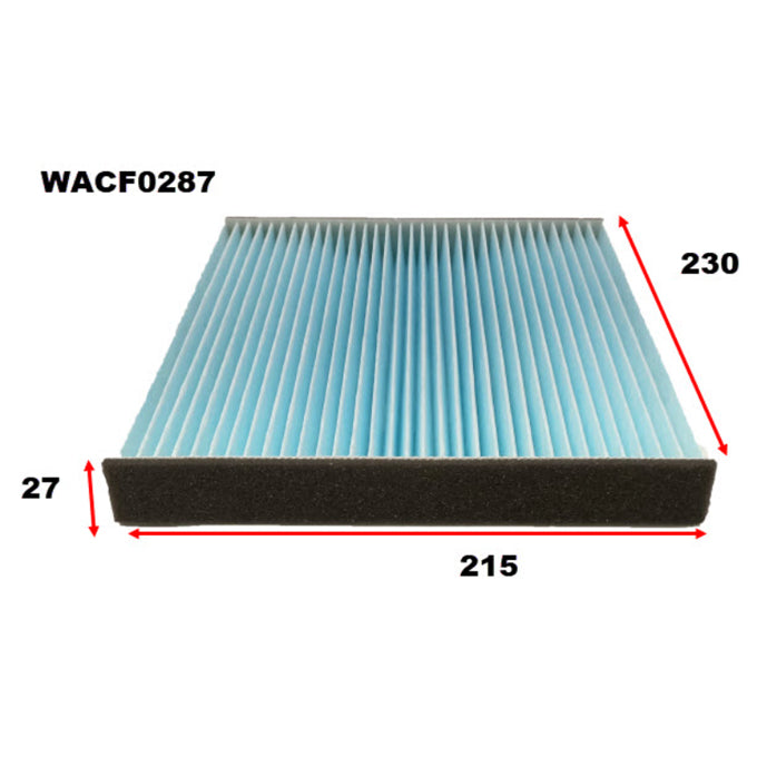 Wesfil Cabin Air Filter WACF0287