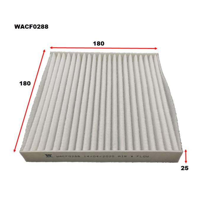 Wesfil Cabin Air Filter WACF0288