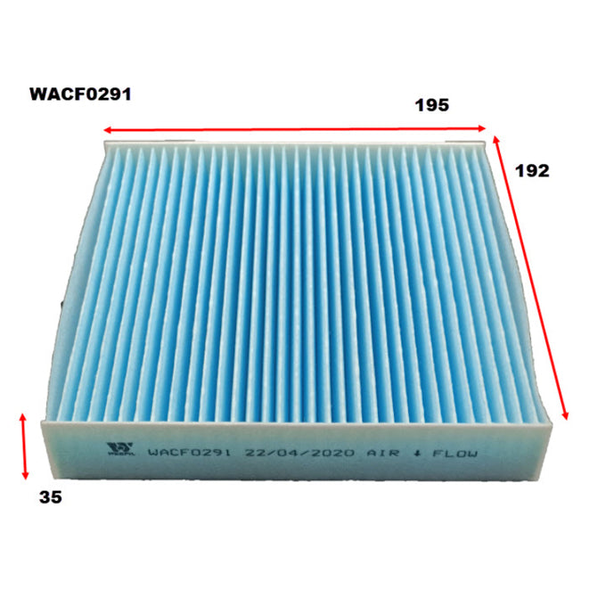 Wesfil Cabin Air Filter WACF0291