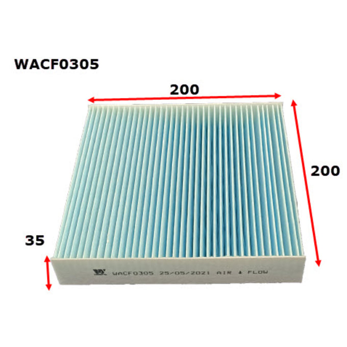 Wesfil Cabin Air Filter WACF0305