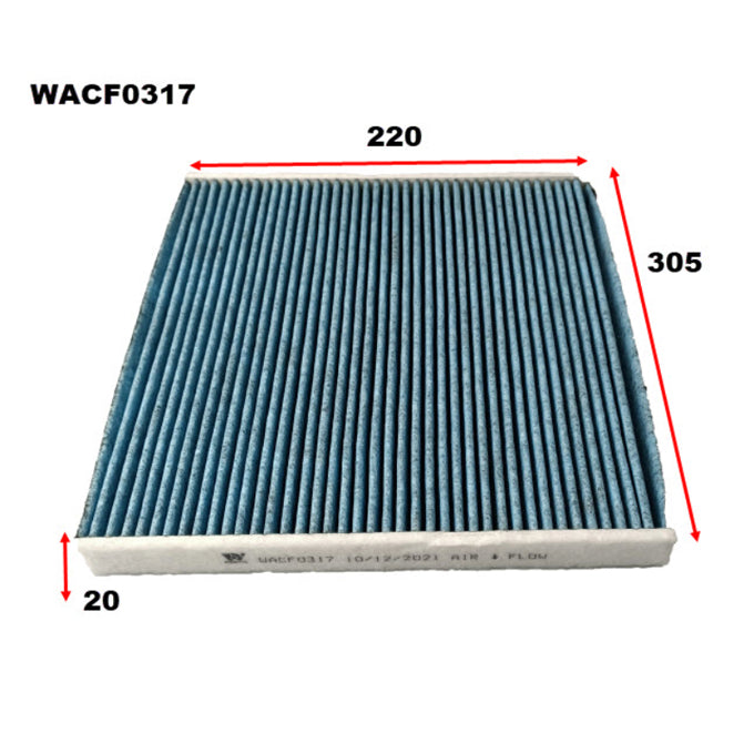 Wesfil Cabin Air Filter WACF0317
