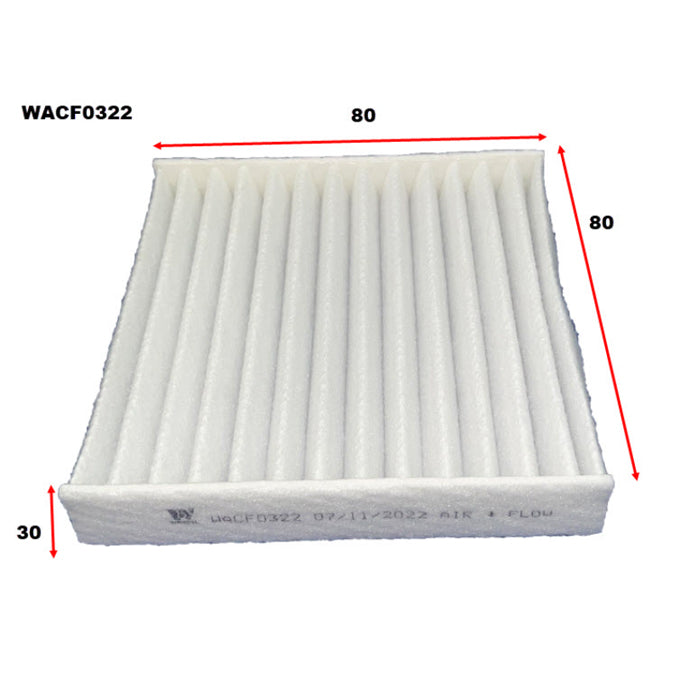Wesfil Cabin Air Filter WACF0322