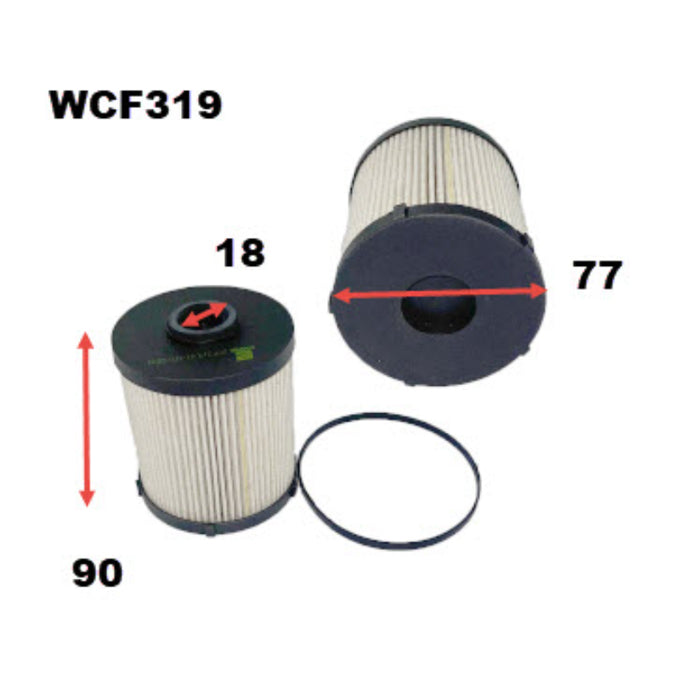Wesfil Diesel Fuel Filter WCF319
