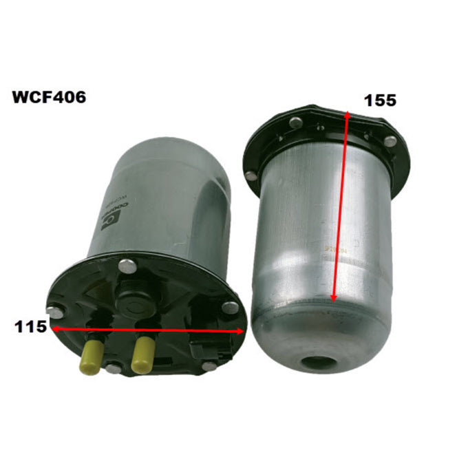 Wesfil Diesel Fuel Filter WCF406