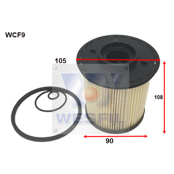 Wesfil Diesel Fuel Filter WCF9