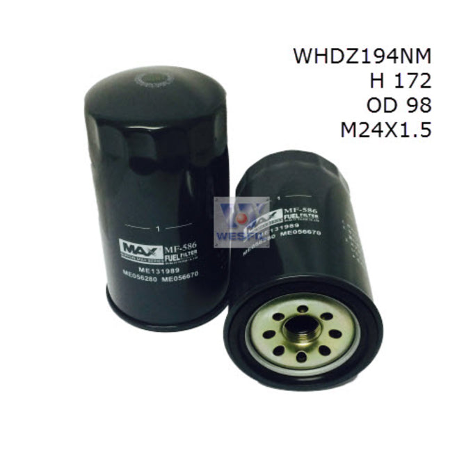 Wesfil Diesel Fuel Filter WHDZ194NM