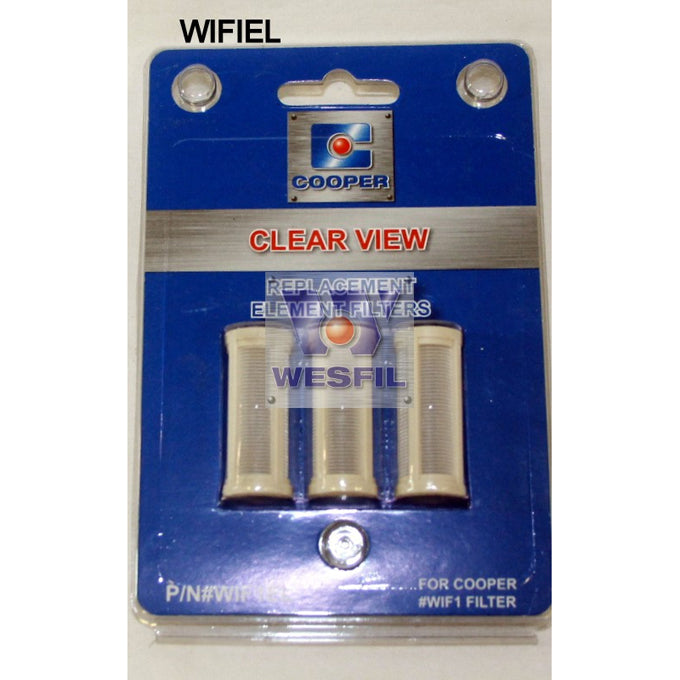 Wesfil Plastic In-line Fuel Filter WIF1EL